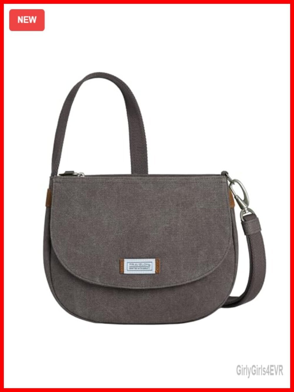 Anti-Theft Crossbody Bag with RFID Blocking and Slash-Resistant Body